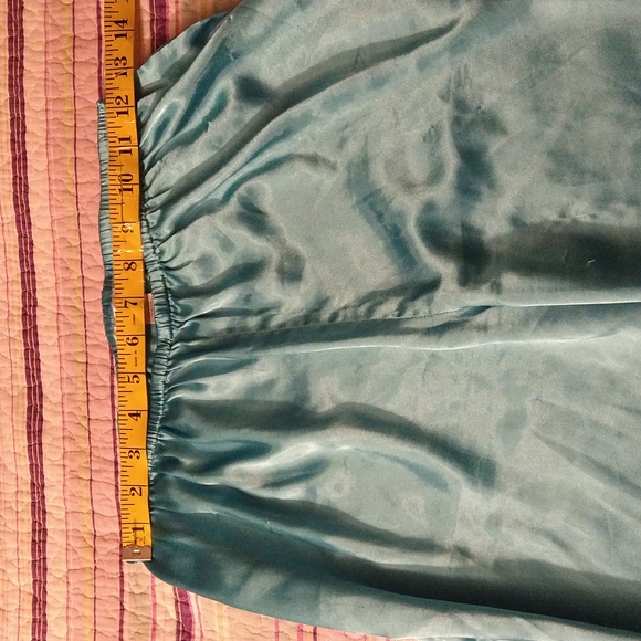 La Senza blue satin pajama pants sz medium - Picture 7 of 10